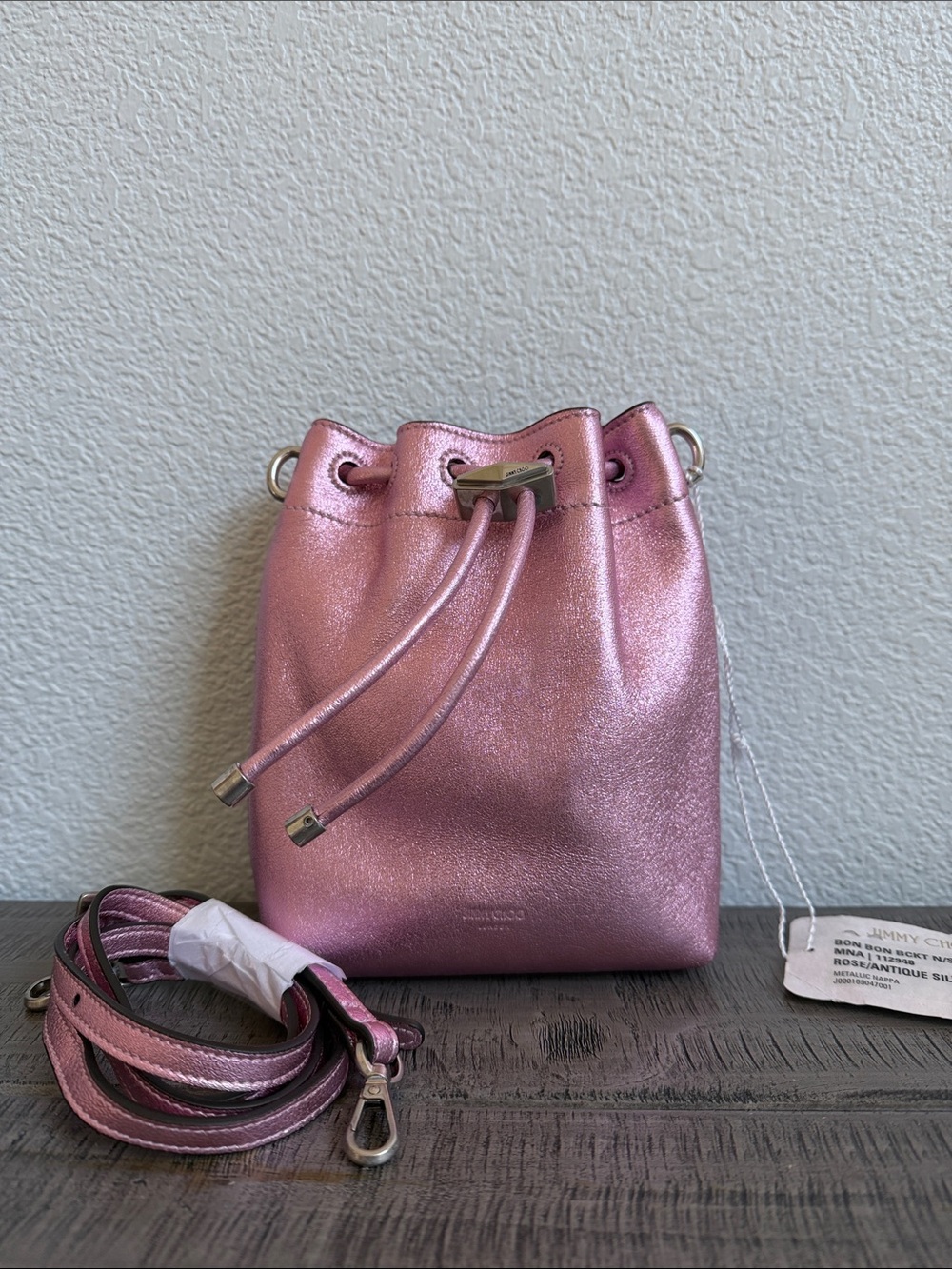 Jimmy Choo mini Cinch crossbody bag NWT